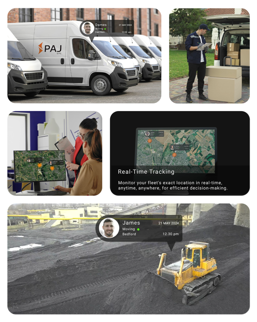 image of mood board of teh fleet management video case study